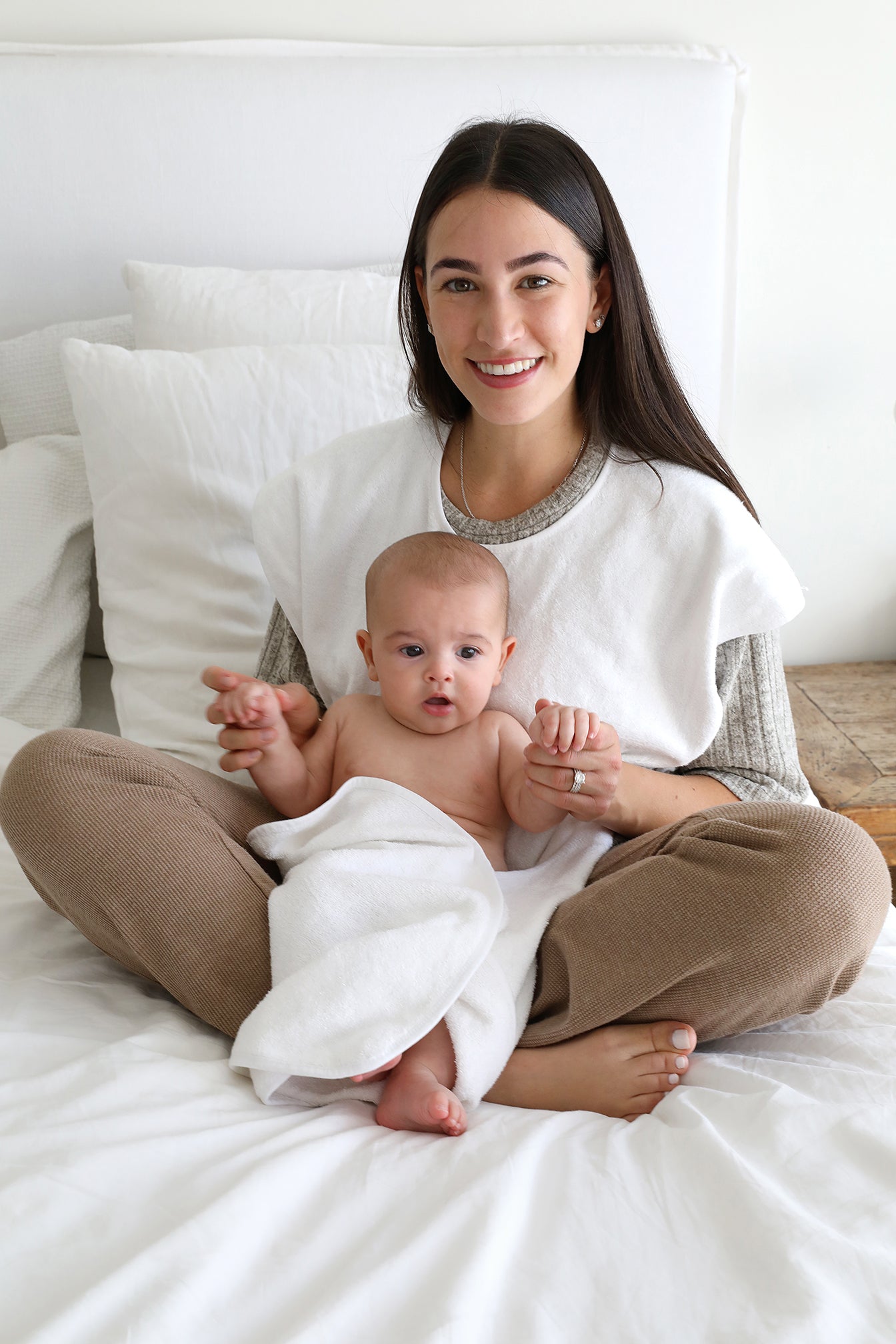 (MOST POPULAR) Baby's First Towelling Set - Classic White